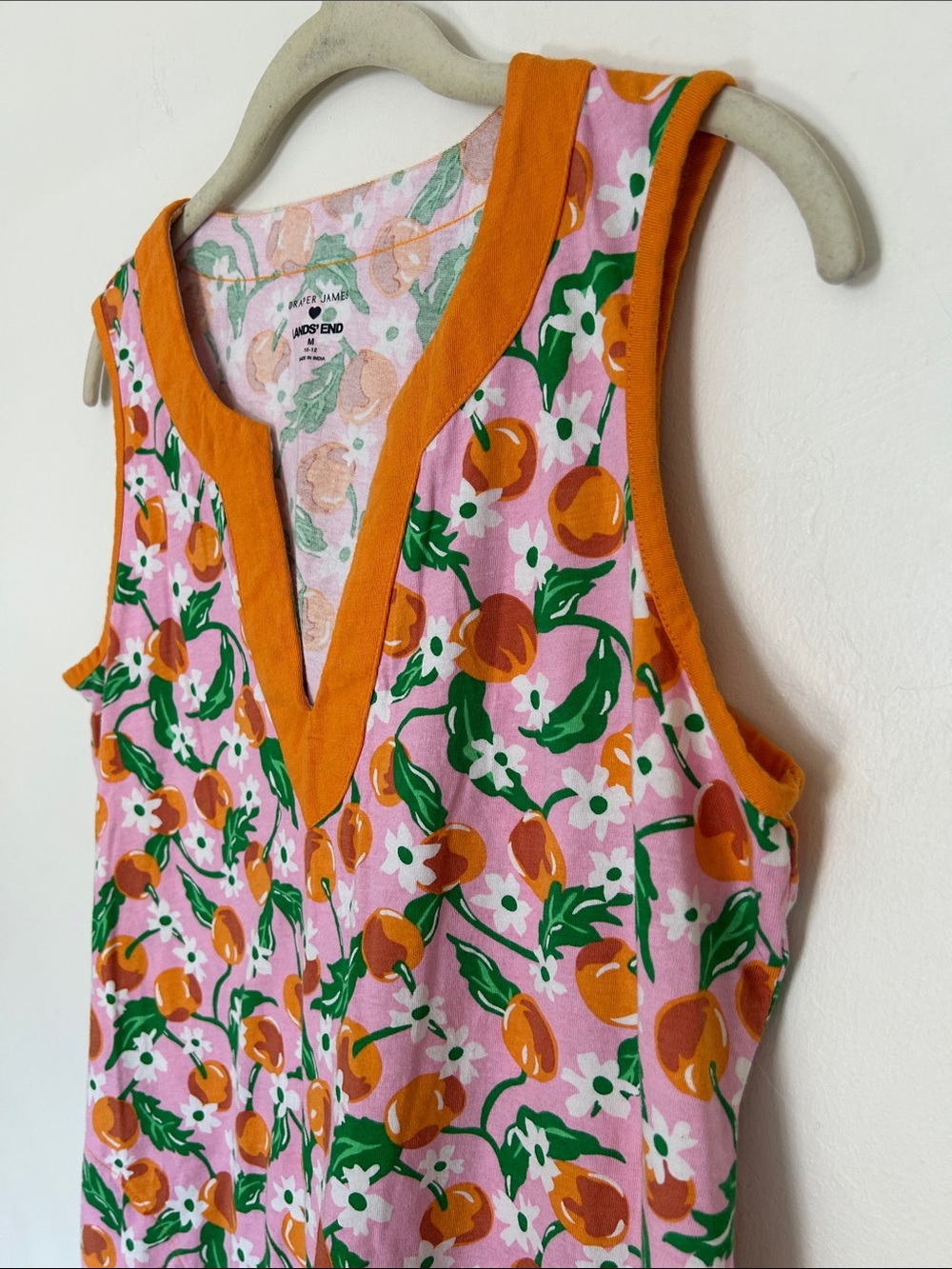 NWOT Draper James x Lands End Orange Blossom Cotton Beach Cover Up - Picture 8 of 10